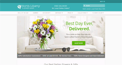 Desktop Screenshot of northlibertyflowershop.com