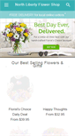 Mobile Screenshot of northlibertyflowershop.com